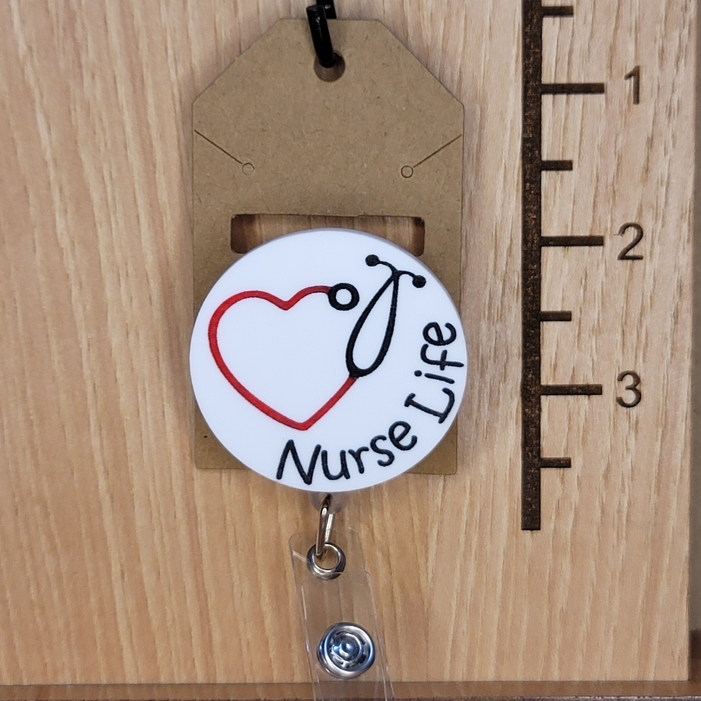 Nurse Life Badge Reel - Picture 1 of 2